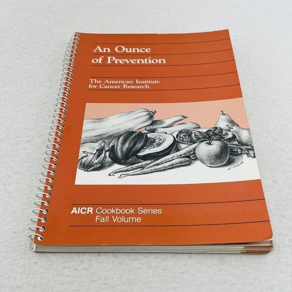 Aicr Ounce Of Prevention Cookbook Recipe American Cancer Healthy Food Fall 1986 - Picture 1 of 10